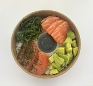 Chirashi aux deux saumons