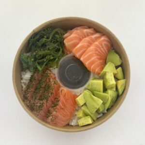 Chirashi aux deux saumons