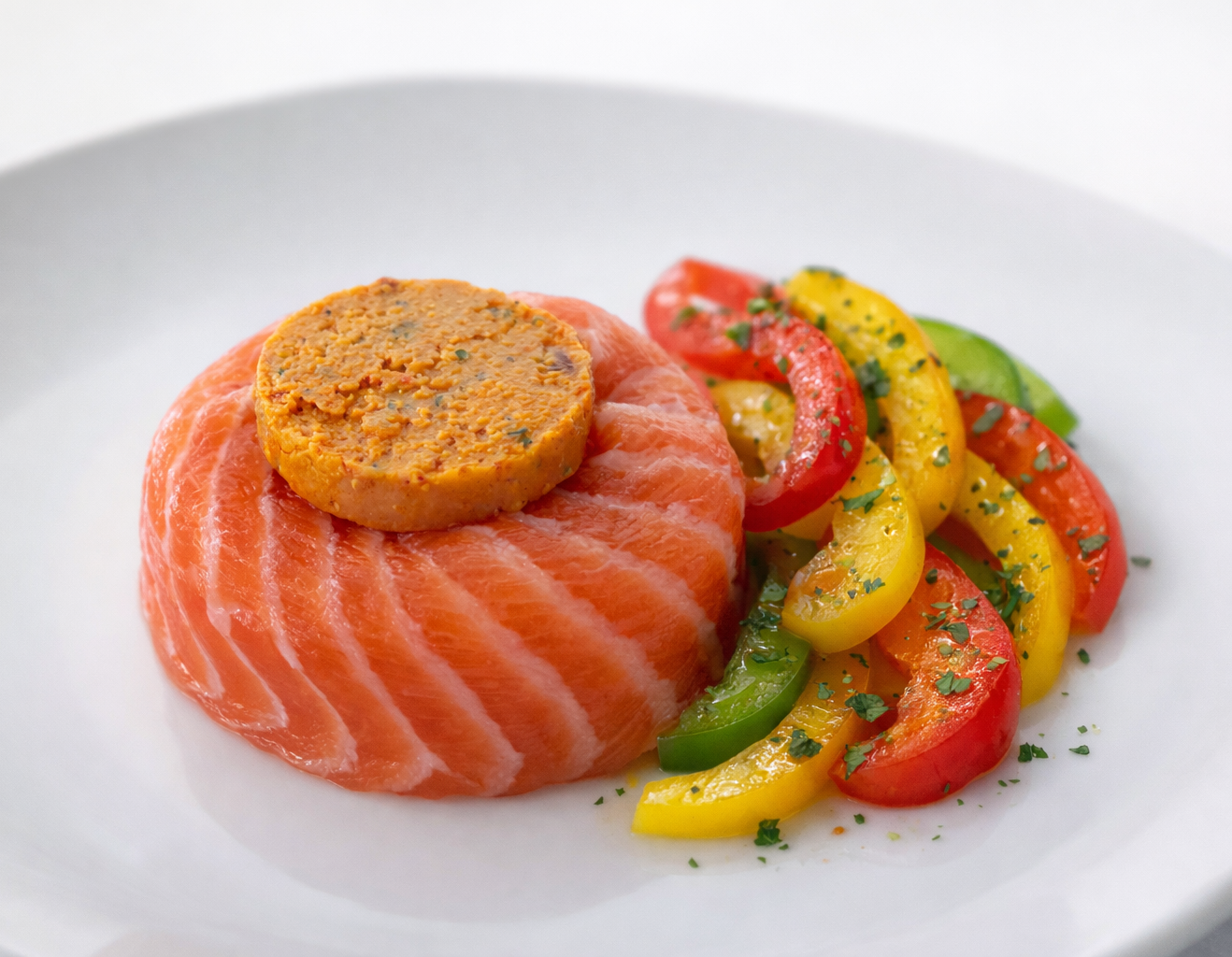 Corolles de saumon farce thon poivrons 180g